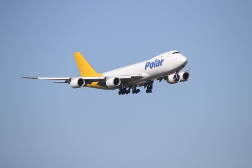 a photo of flying plane in sky