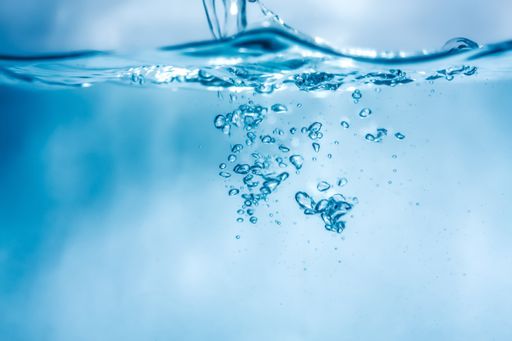A closeup of air bubbles in a water, perfect for wallpaper or  background