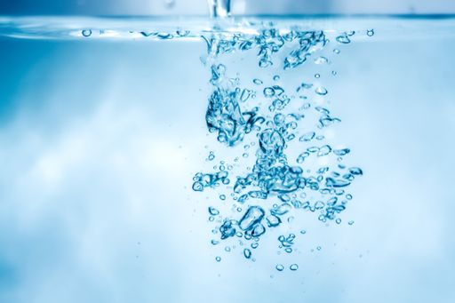 A closeup of air bubbles in a water, perfect for wallpaper or  background