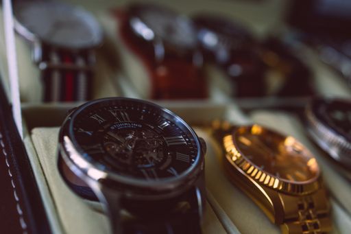 A picture of a watch collection