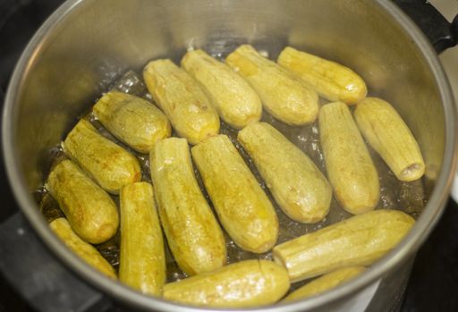 Grape vine leaves,zucchini, stuffed with rice and meat ,a traditional Mediterranean countries dish it's called in turkey (Sarma) and in Arabic mahashy