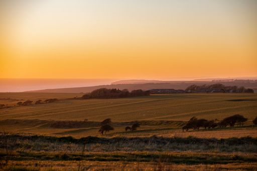 Beachy Head, Eastbourne, England, in the South Downs National Park