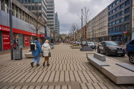 A beautiful shot of the streets of Poznan in Poland