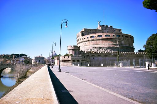 A landscape shot of Adrian Park, in Rome Italy