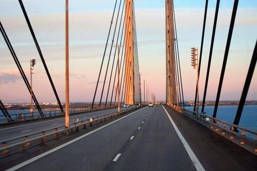 the Oresund Bridge in Malamo - Sweden