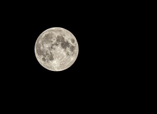 The fascinating and beautiful full moon glowing in the dark - great for wallpapers