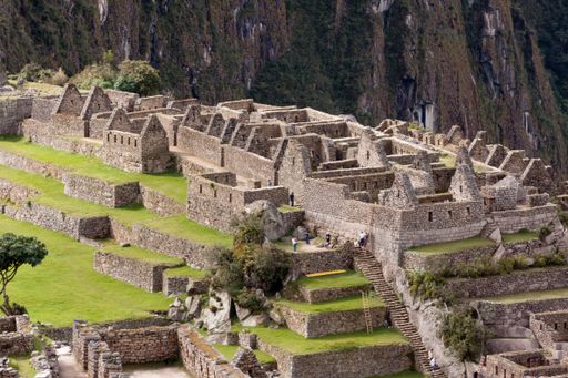 The ancient Inca City of Machu Picchu, ruins of the Machu Picchu Sanctuary, UNESCO World Heritage site