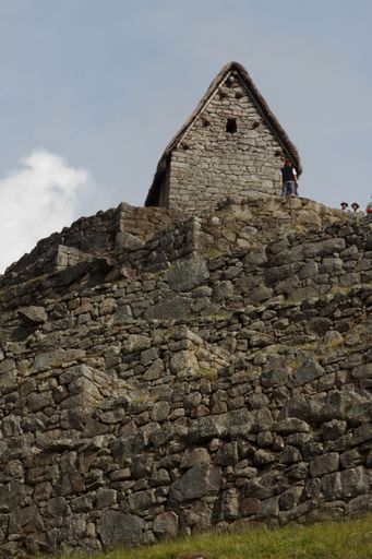 The ancient Inca City of Machu Picchu, ruins of the Machu Picchu Sanctuary, UNESCO World Heritage site