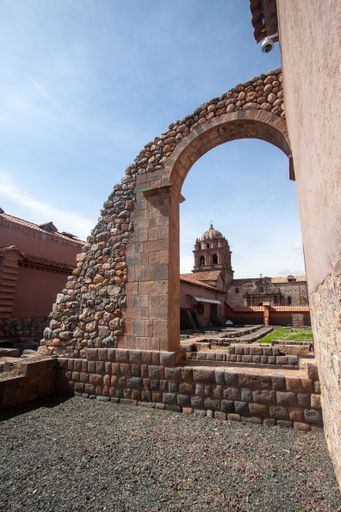 A mesmerizing view of the Inca archaeological ruins near Cusco in Peru