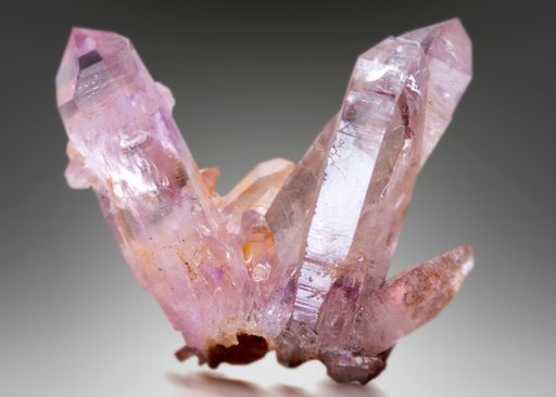 A closeup of amethyst mineral specimen crystal stone