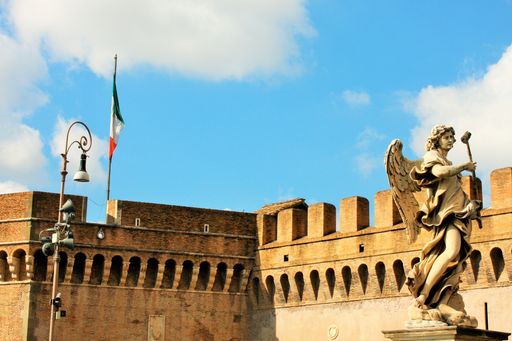 Bridge of Angles, Angels fort near Vatican, Rome,
