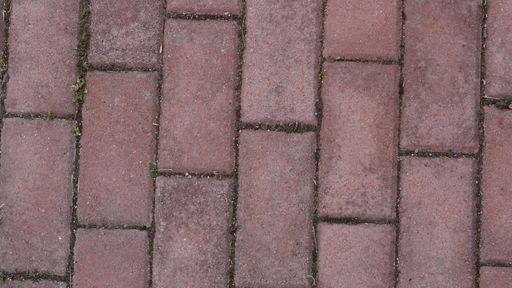 A high angle shot of the red-tiled ground