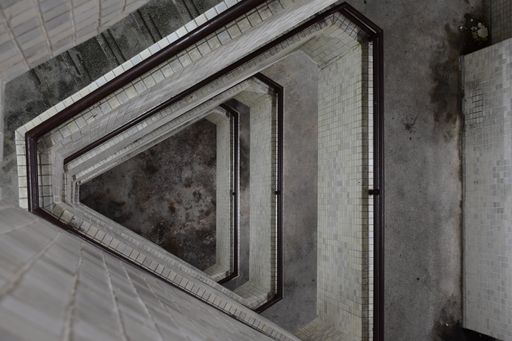 The modern brutal Architectural detail top shot