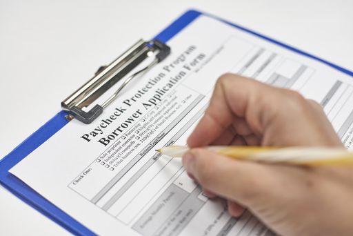 A paycheck protection program borrower application form