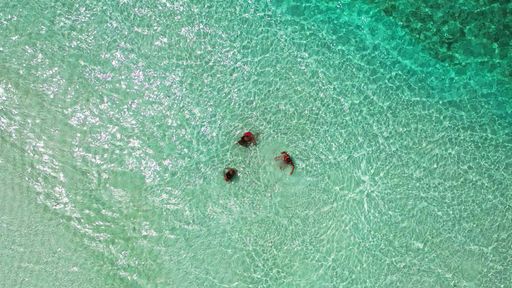 A beautiful view of girls in Fulhadhoo Island, Maldives
