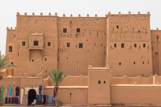 The Taourirt Kasbah fort in Ouarzazate , Marocco