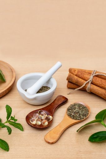 Herbal organic medicine product. natural herb essential from nature.