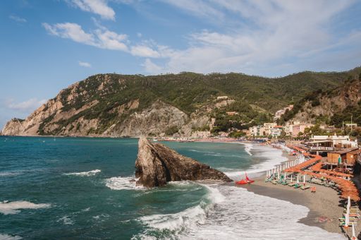 A picture of a bay in Cinque Terre National Park Fornacchi, Italy