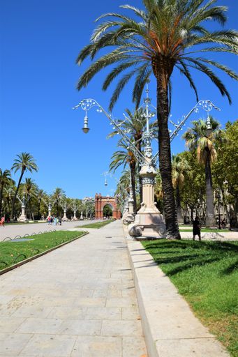 A beautiful view from Barcelona, Arc the Triomf