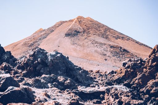 A landscape shot of the beautiful Teide National Park in Paradores Spain