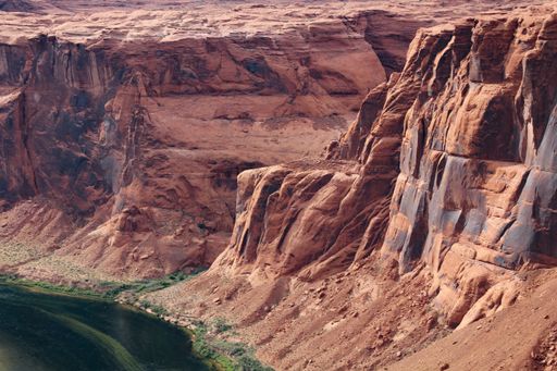 The scenic spot view of the Lower Antelope Canyon
