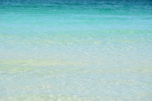 A closeup shot of turquoise calm ocean - perfect for wallpaper