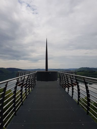 A vertical shot of Aussichtsplattform Biggeblick, Germany