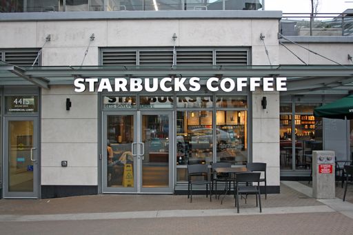 The Starbucks coffee shop in Brentwood Mall