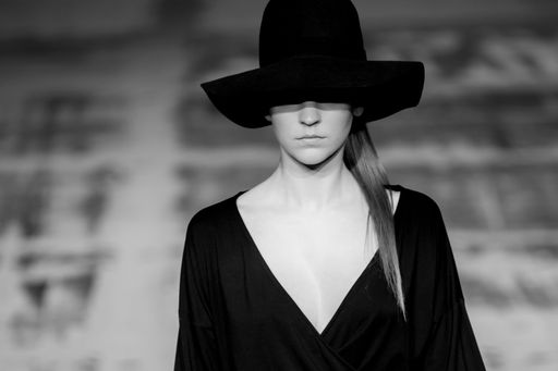 Models walking a catwalk during a fashion show