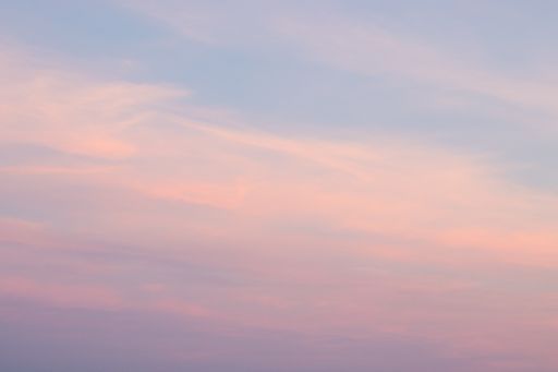 The beautiful blue and pink cloudy  sky - great for wallpapers