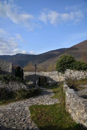 The ruins of a medieval castle in Gioia Sannitica,Caserta, Italy.