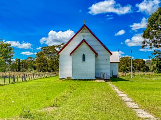 A beautiful view of an old church in a country town of Emmaville, New South Wales, Australia