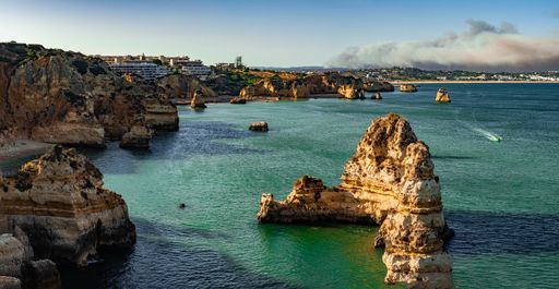The Scenic spot view of the Ponta da Piedade