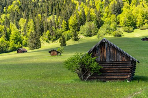 A mesmerizing shot of a mountainous landscape in Bavaria in Germany