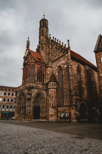 A beautiful shot of Frauenkirche in Nurnburg