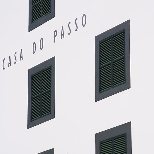 White Guest House in Funchal near town centre green shutters bed and breakfast