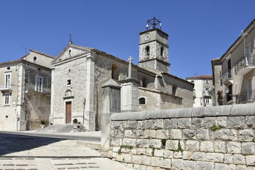 A street in Santa Croce del Sannio village in the Campania region of Italy