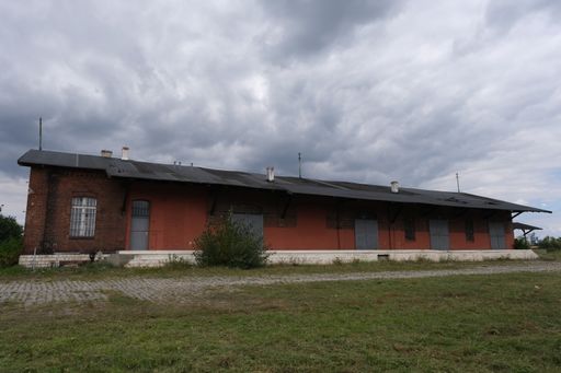 the old railway station and the Cosel Transports memorial. Around 9000 jewish were forced off deportation trains for working in forced labour camps.