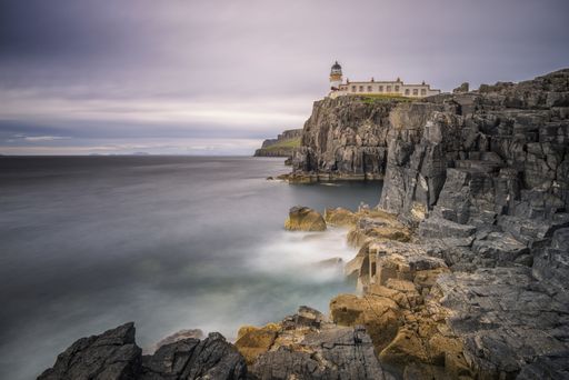 Neist Point Lighthouse in the isle of Skye