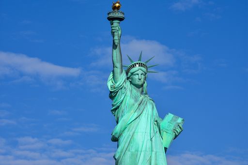 The Statue of Liberty National Monument in New York, USA