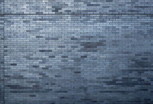 A closeup of a cool grey brick wall texture, great for backgrounds or wallpapers