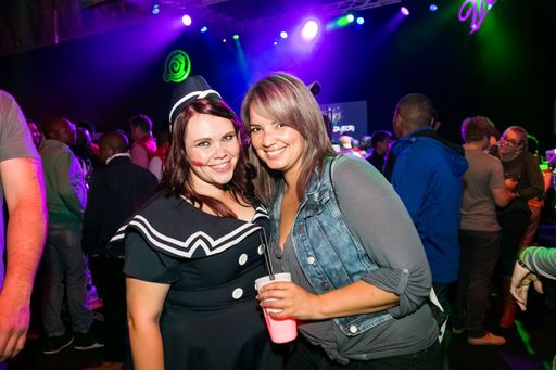 The people having fun at the indoor party event. Johannesburg, South Africa.