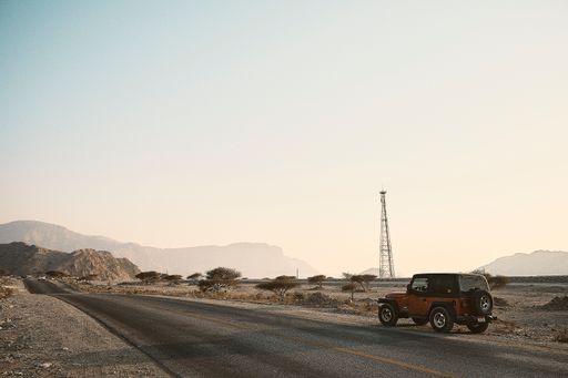 A jeep adventure in the mountains of Jebel Jais
