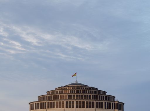 A beautiful shot of the Centennial Hall (Hala Stulecia) against cloudy sky during daytime in Wroclaw, Poland