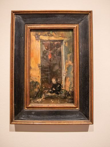 The Little Hermit Sphinx by Leonor Fini in the Tate Modern Surrealism Beyond Borders exhibition