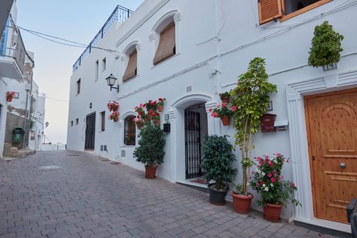 View of one of the streets of Mojacar