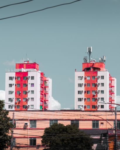 A beautiful shot of skyscrapers in Rio de Janeiro in Brazil