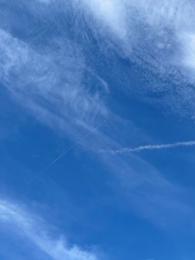A perfect background of a blue cloudy sky