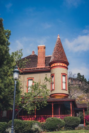 A building in the Heritage County Park in San Diego, California