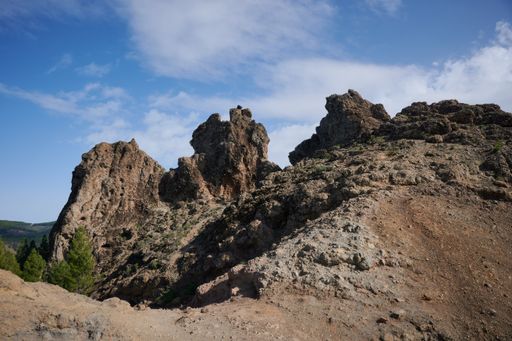A beautiful shot of Roque Nublo on the island of Gran Canaria